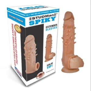 Dragon 6 Inch Silicone Dotted Condom